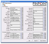 Pinpoint Metaviewer Screenshot
